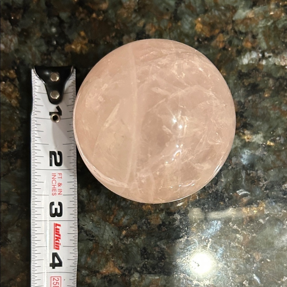 Rose Quartz Sphere - Picture 2 of 3